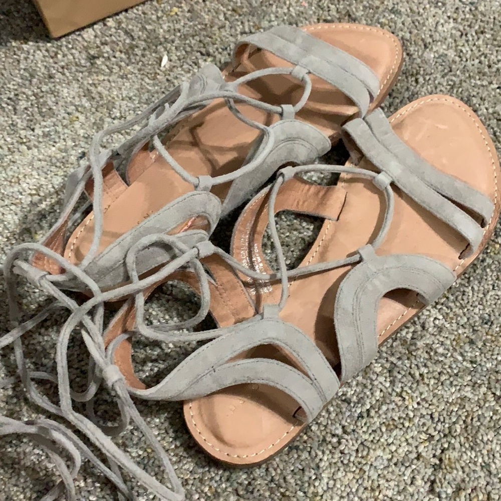 Brand new Halogen lace up sandals